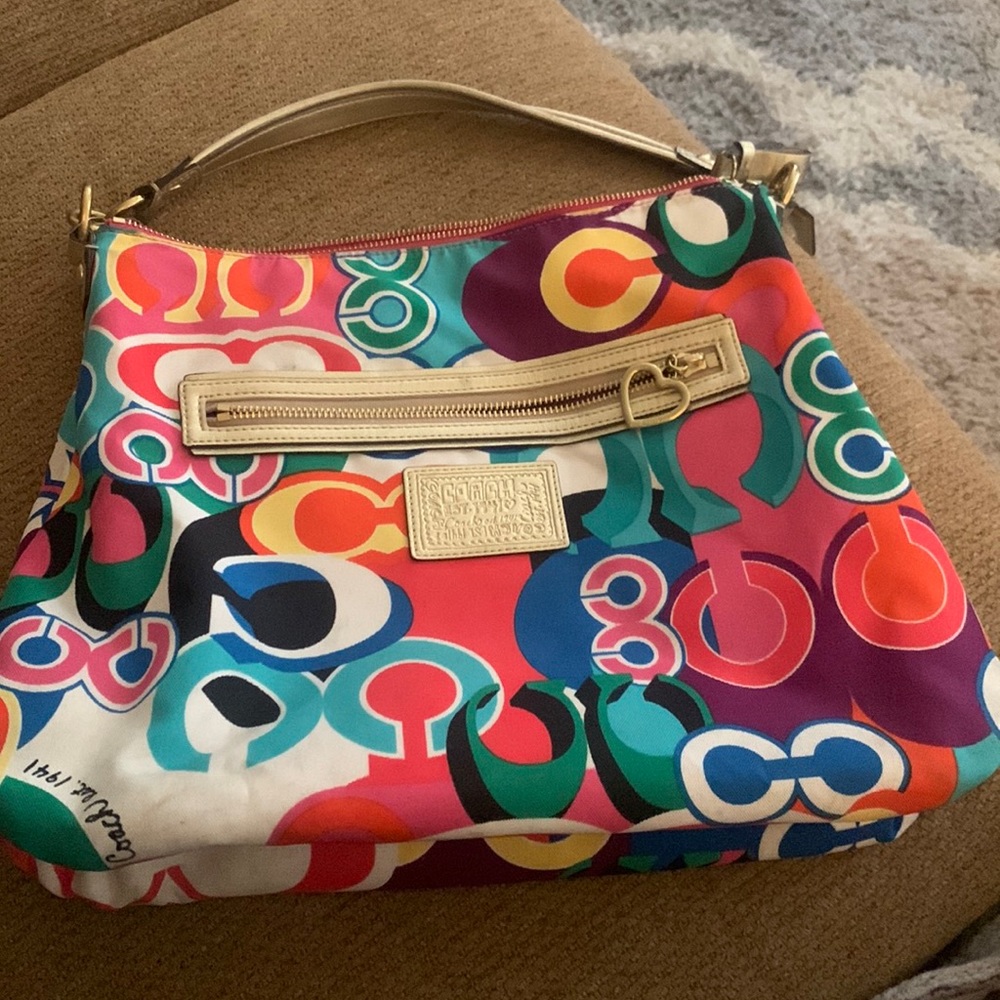 Coach vintage graffiti purse